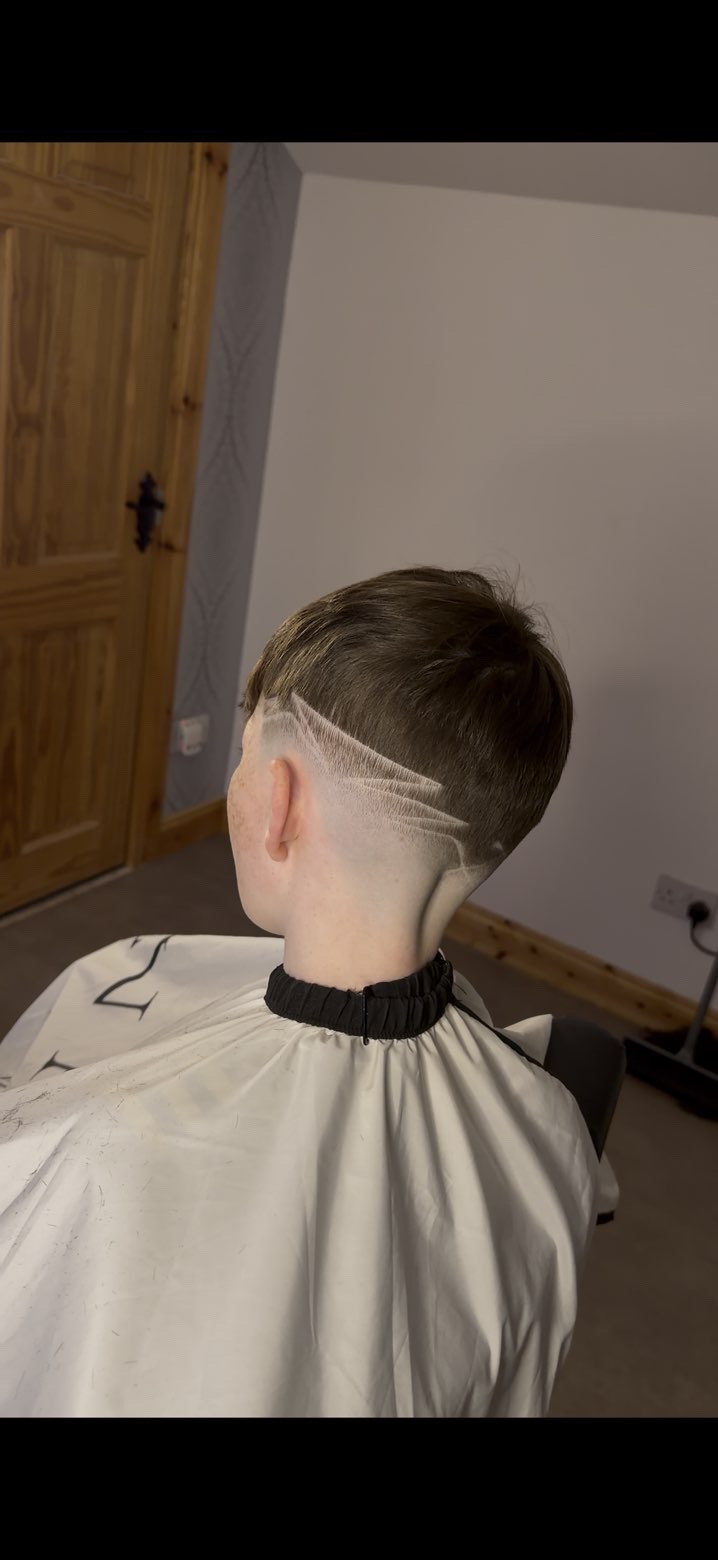 Sharp design haircut by joevalhair