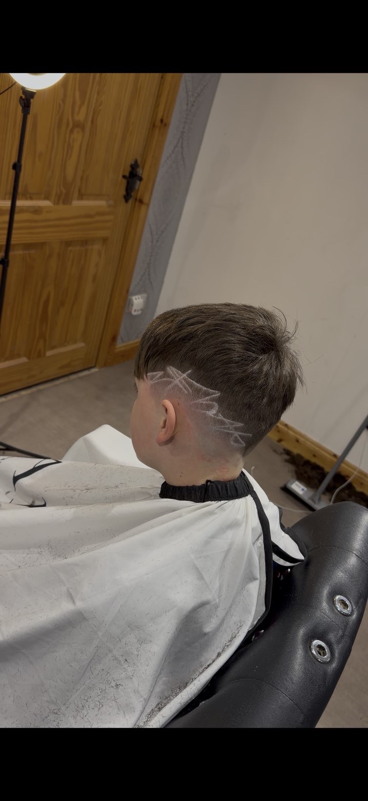 Unique barber design by joevalhair